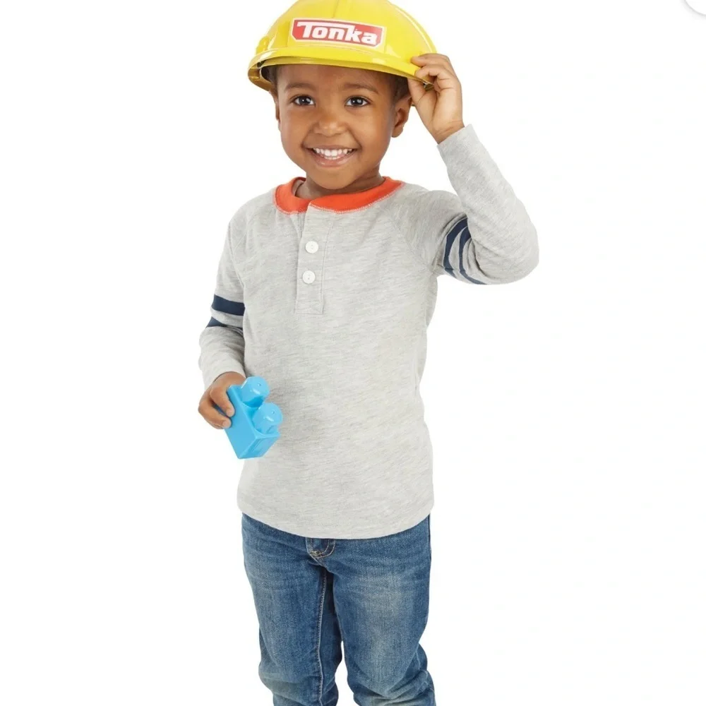 Tonka Mighty Builders Yellow Hard Hat Bucket Set